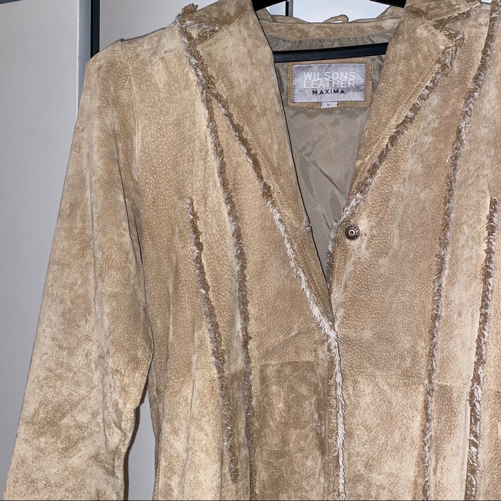 Wilson’s Leather Trench Coat